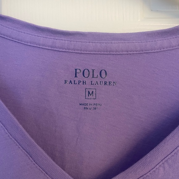 Ralph Lauren Polo V Neck Shirt Sz women’s medium - Picture 3 of 4
